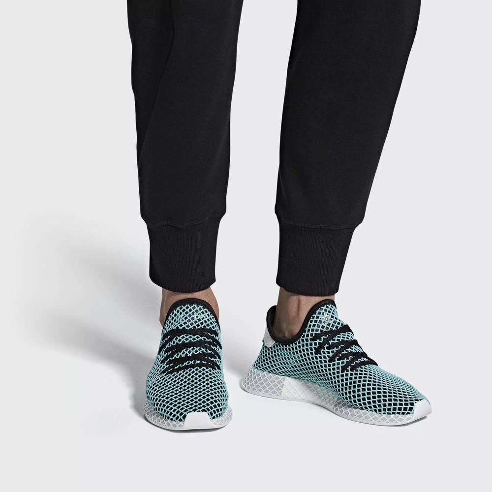 Adidas Deerupt Runner Parley Tenis Negros Para Hombre (MX-29461)